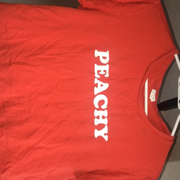 Garage peachy cropped tee - Picture 4 of 4